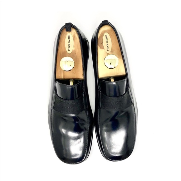 Prada Other - Prada Black Leather Web Dress Loafers